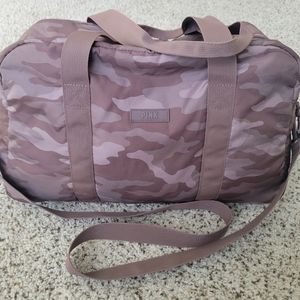 PINK Camo Duffel Bag